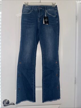 Flamingals Dark Blue Women’s Denim Jeans